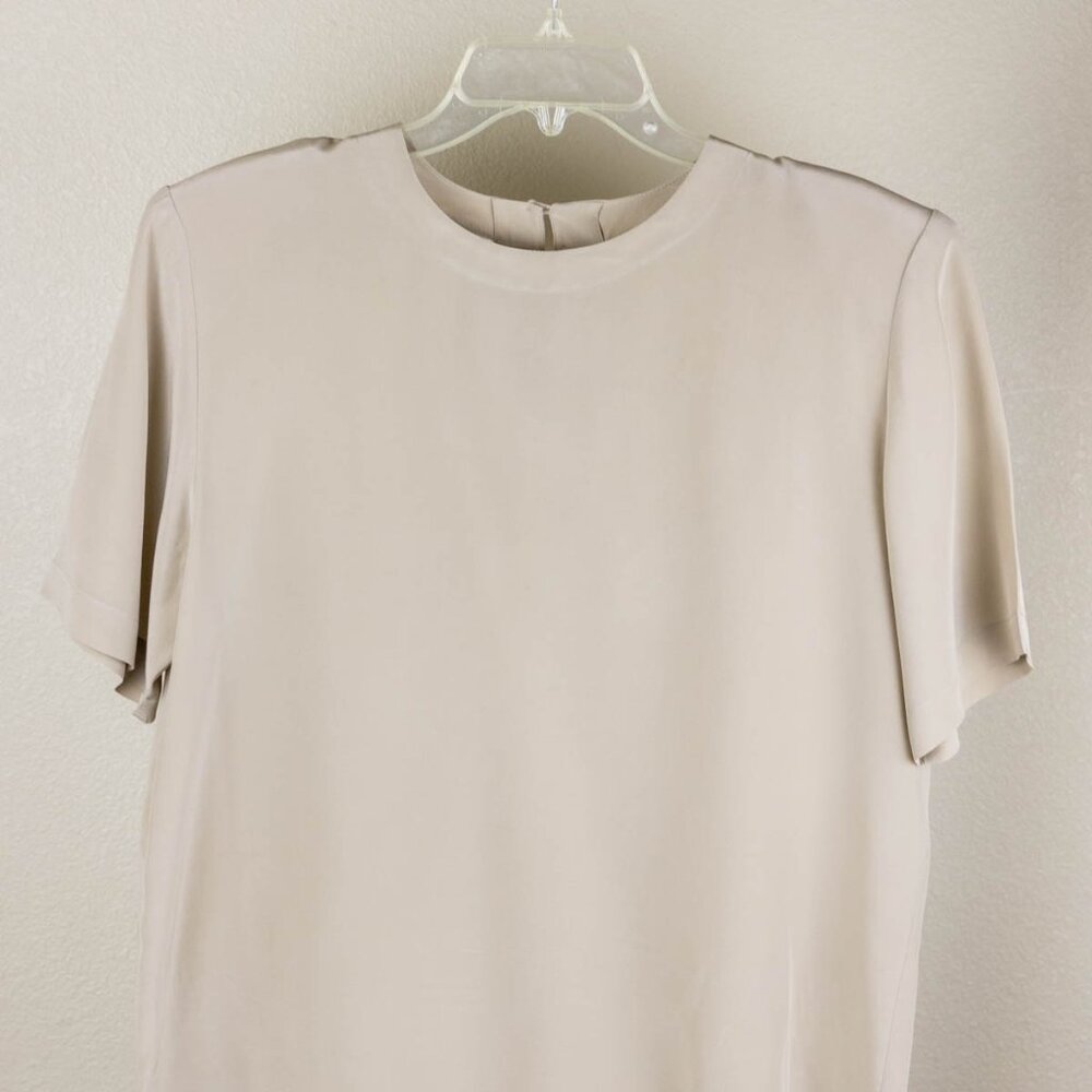 ✨ Christie & Jill 100% Silk Blouse – Size L